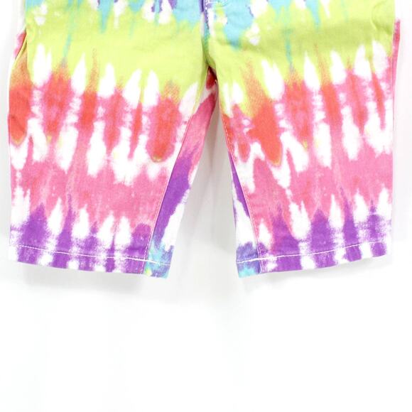 THE CHILDRENS PLACE Tie Dye Water Color Denim Girls Shorts Size 5 - Picture 7 of 9